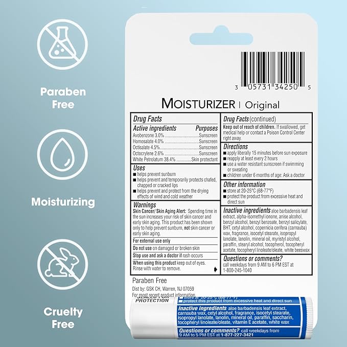 Moisturizer 2-in-1 Lipcare 5-Pack