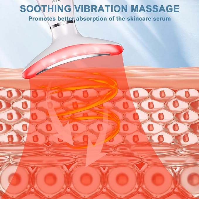 3 Color Facial Massager for Face and Neck